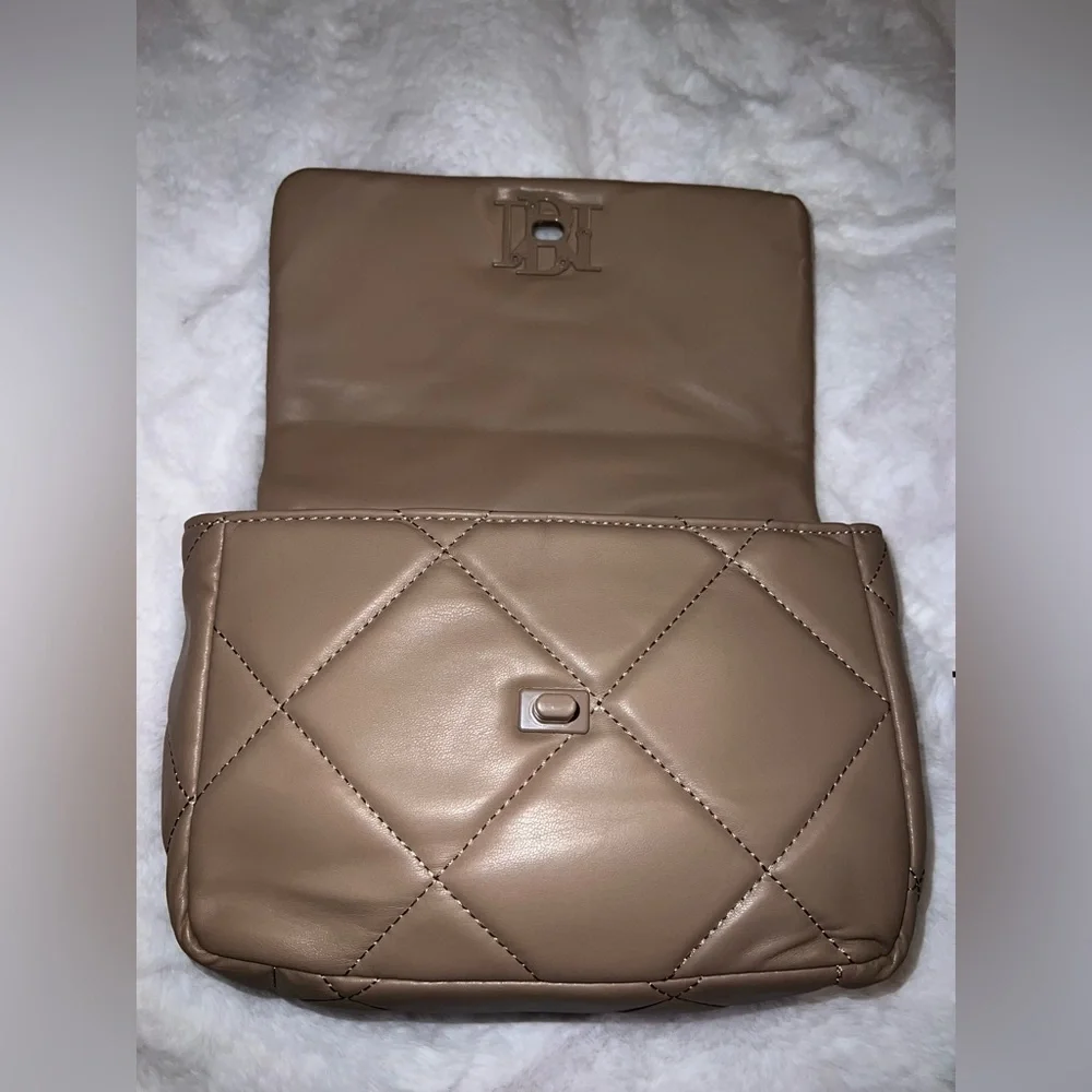 Badgley Mischka Quilted Studded Vegan Leather Bag - Picture 5 of 10